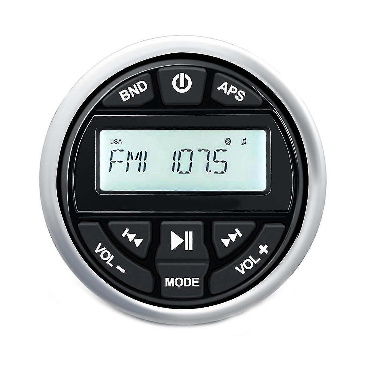 Waterproof Bluetooth Marine Digital Stereo Receiver With Mp3 Player Am Fm Radio Usb For Streaming M