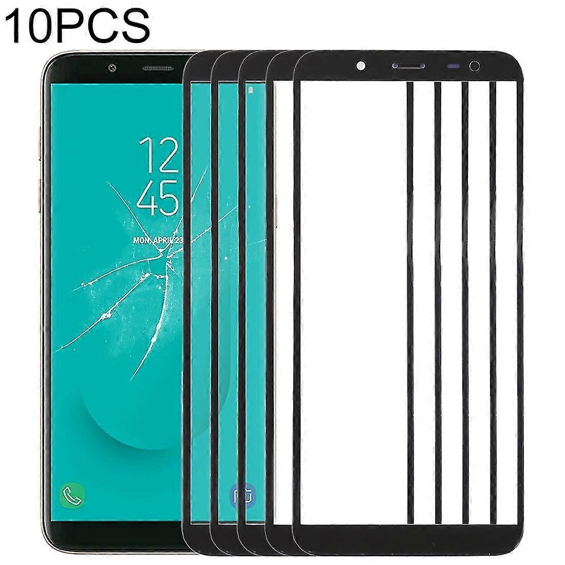 10 PCS Front Screen Outer Glass Lens for Galaxy J6, J600F/DS