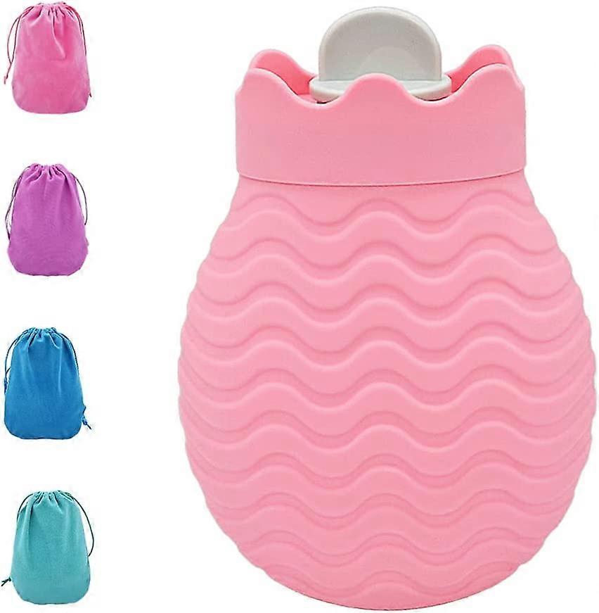Hot Water Bottle with Cover, 320ml