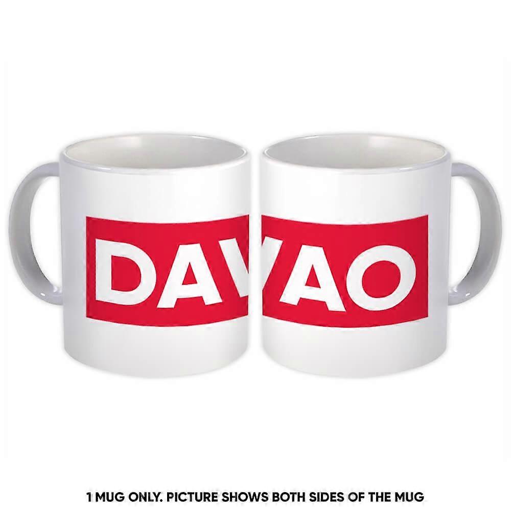 Gift Mug: Davao Philippines Red
