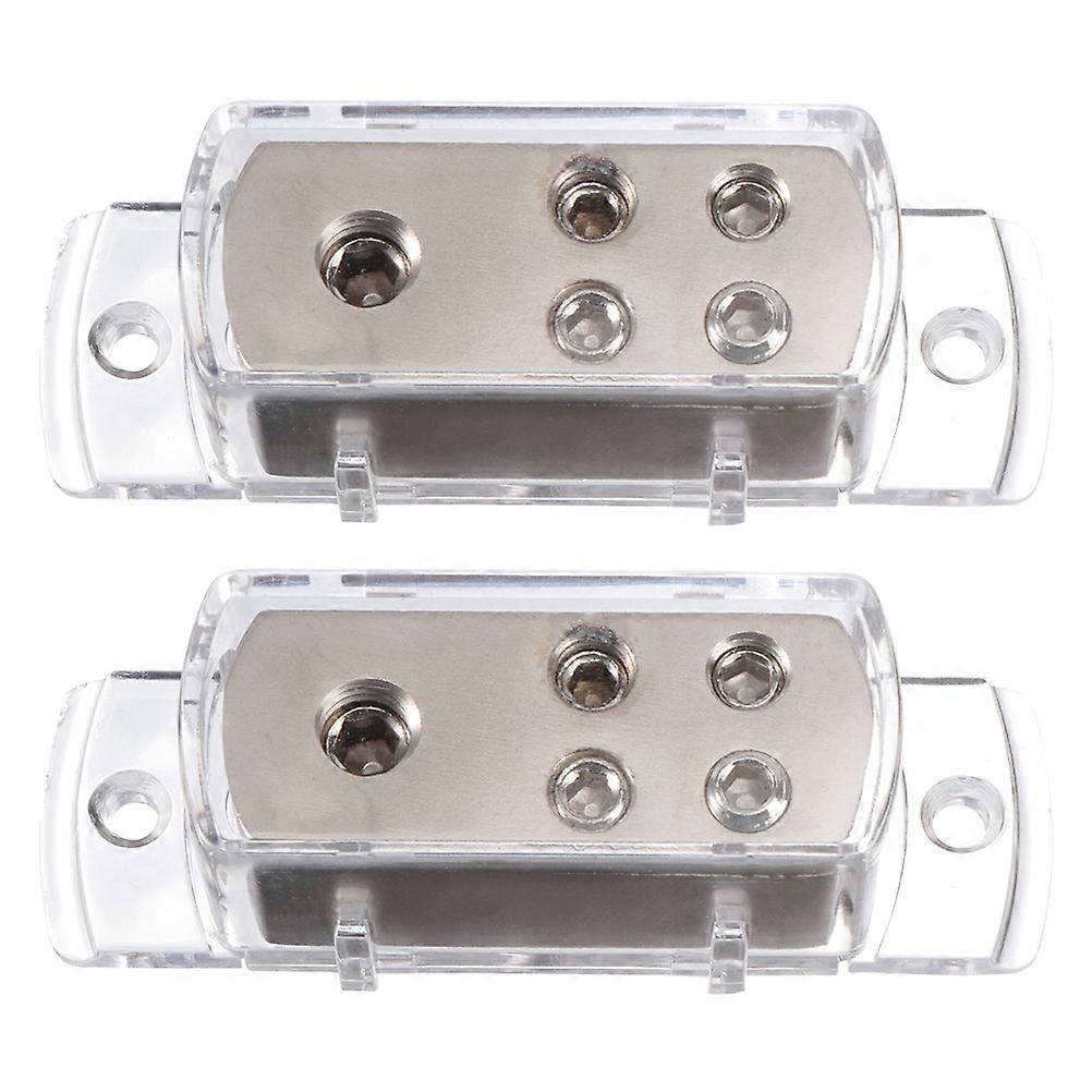 2 Stück Automoblox Amp Power Distribution Block Ground Distribution Block Audio Power Distribution Block