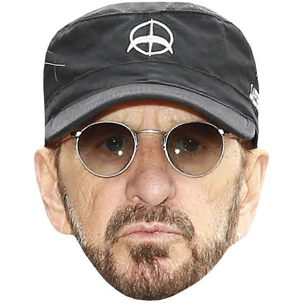 Ringo Starr (Hat) Celebrity Mask, Flat Card Face