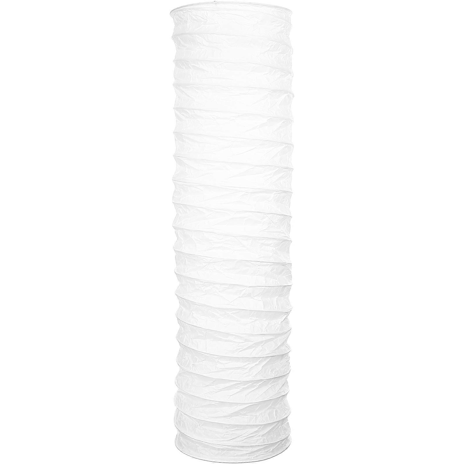 Paper Floor Lamp Shade Nordic Style Foldable Paper Lamp Cover Modern Floor Light Bulb Cage Guard for Living Room Bedroom