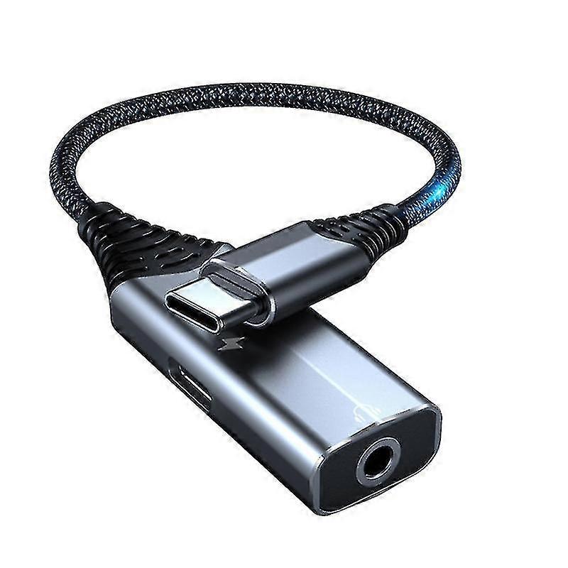 Schnelle Übertragung Typc Digital Audio Adapter Aluminiumlegierung 2 in 1