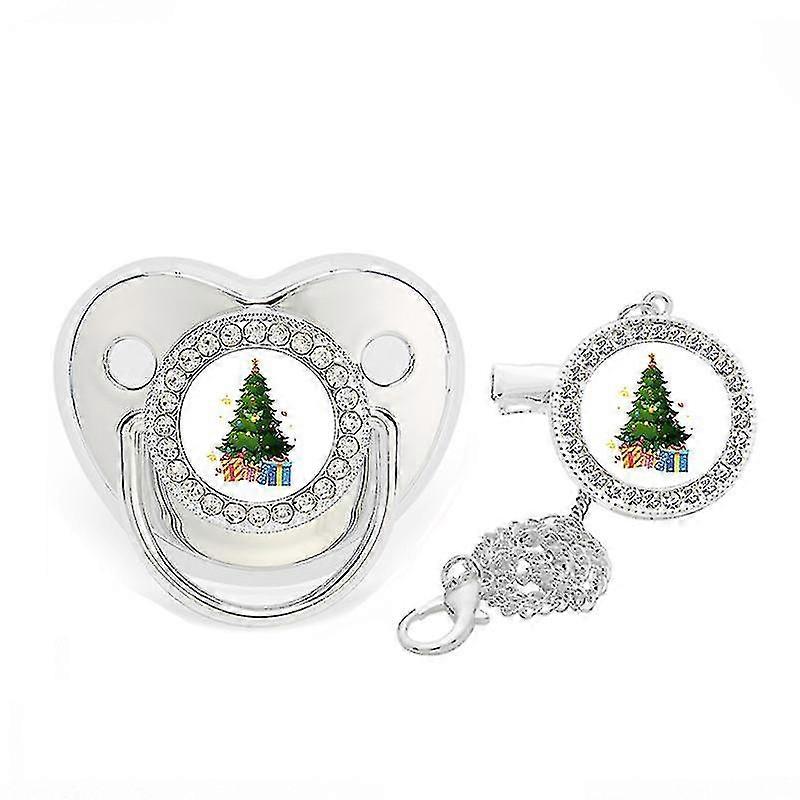 Christmas Tree Baby Pacifiers Beautiful Soft Silicone Durable Assorted_a