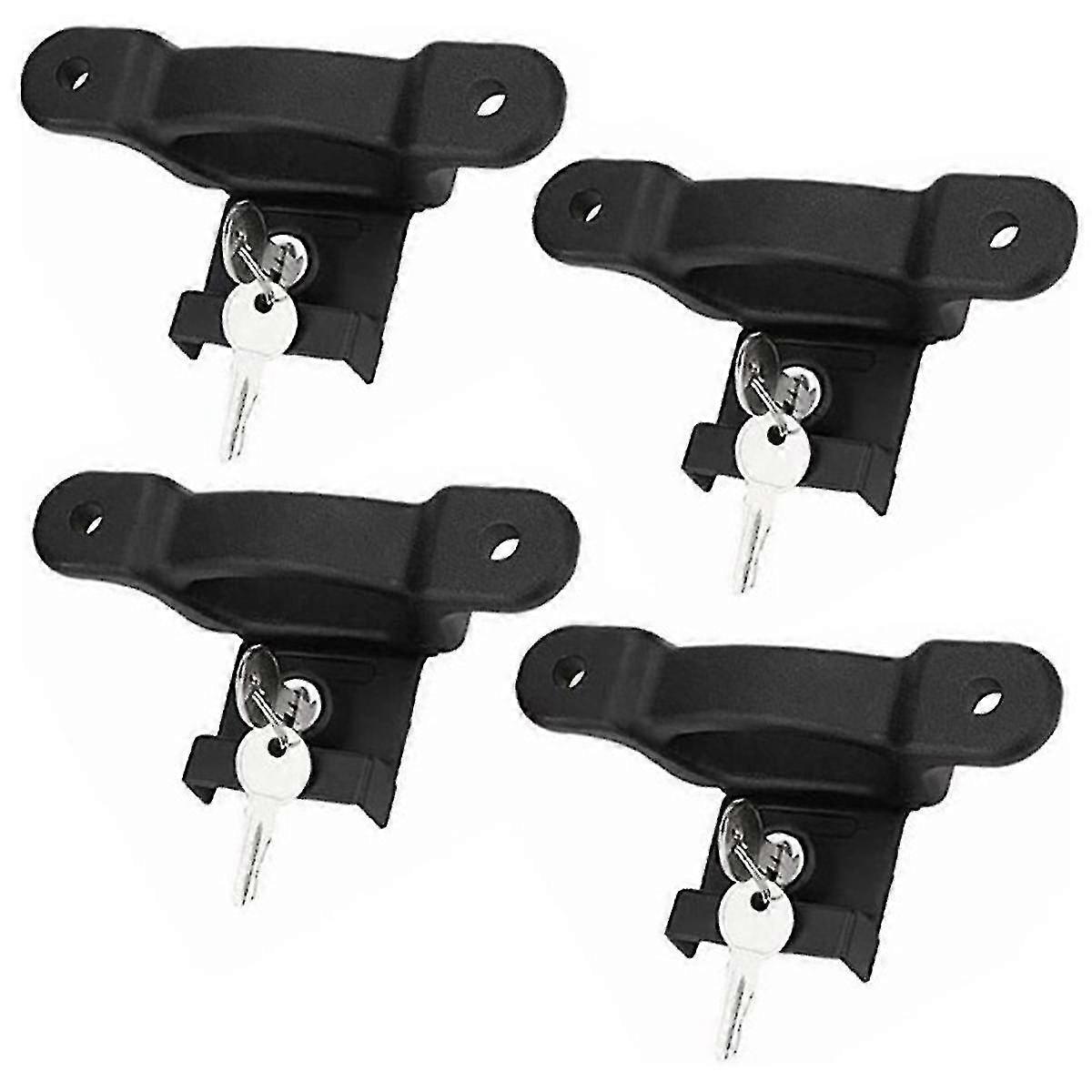 4x For - - 15-20 Box Tie Down Truck Bed Cleats Locking Set Hl3z99000a64a