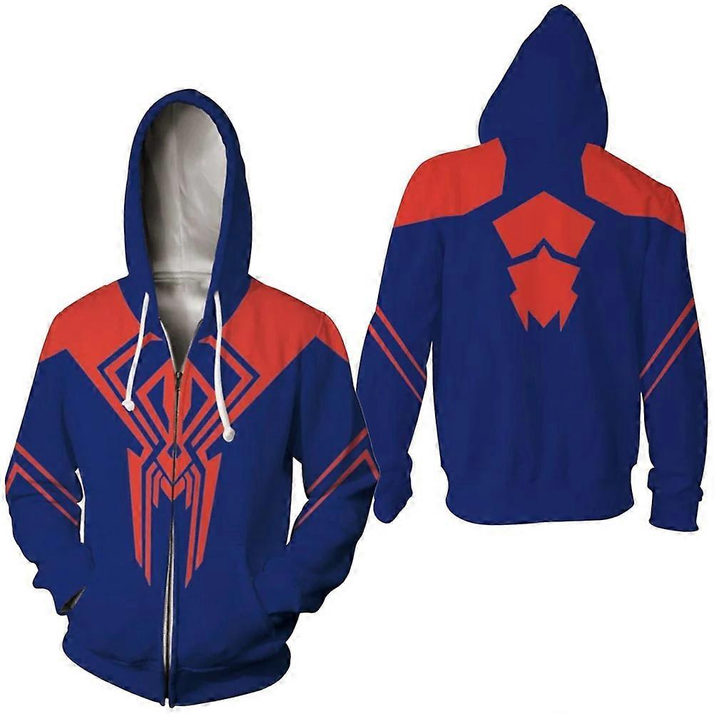 ז'קט עם קפוצ'ון של ספיידרמן מיגל או'הרה סווטשירט עם קפוצ'ון בגדי רחוב לגברים נשים