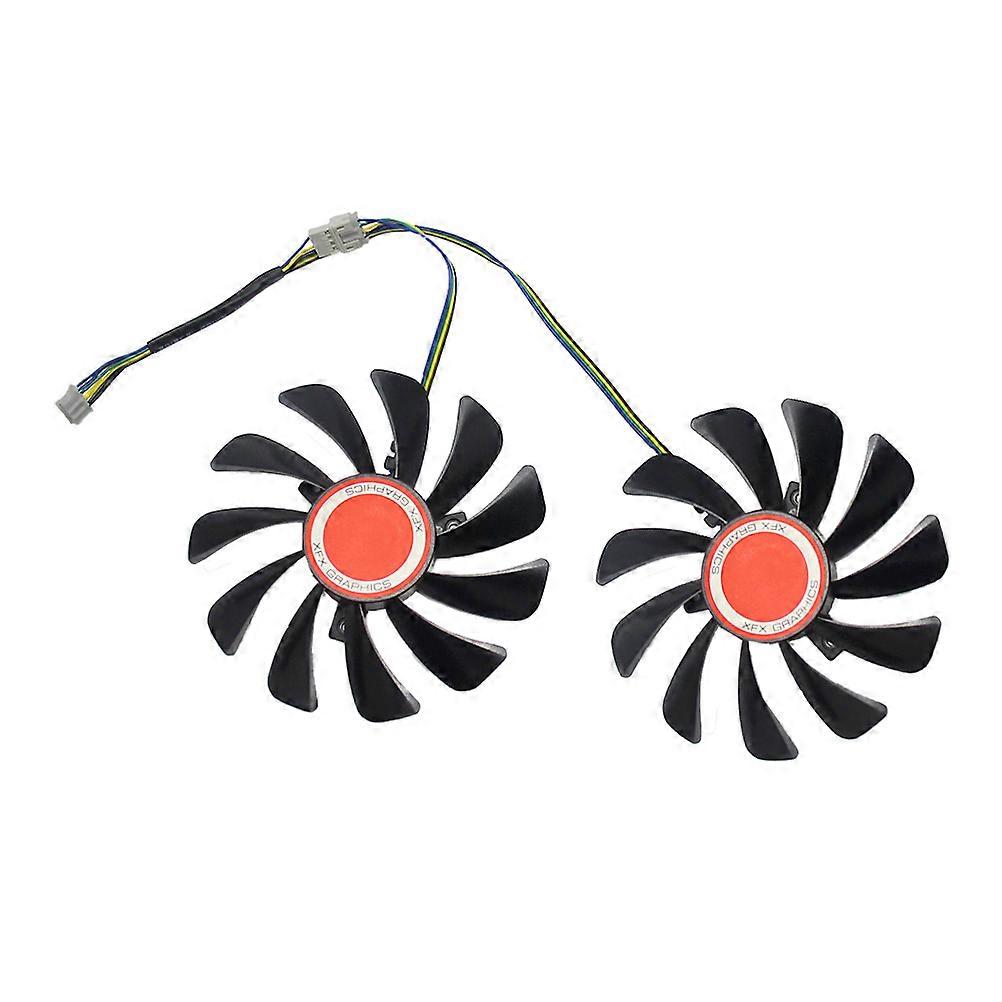 1 Pair GPU Fan Compatible for FDC10U12S9-C 95mm Cooling Fan Computer Accessory