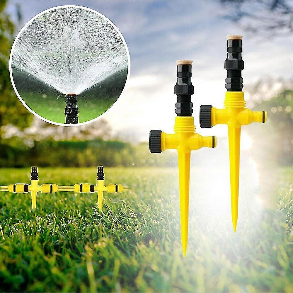 Garden Sprinkler 360 Rotating Automatic Lawn Yard Watering Irrigation System