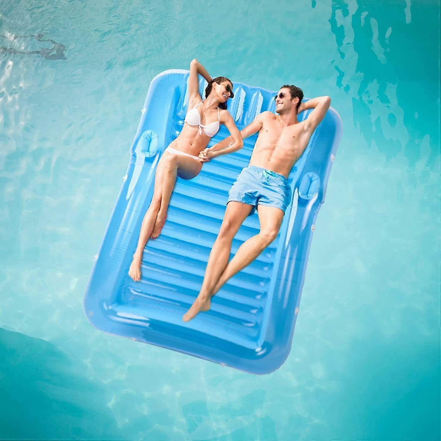 Coussin D'hivernage Pour Piscine 4x4 Pieds - Égalisateur De Pression Glace - PVC Résistant - Facile à Installer