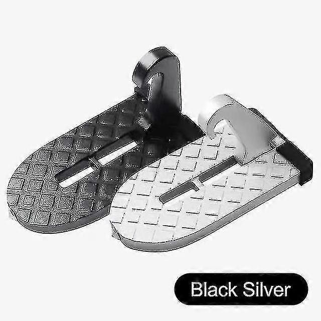 Folding Car Door Latch Hook Step Latch Hook Auxiliary Foot Pedal Aluminium Alloy Safety Hammer Foldable Car Roof Rack Step