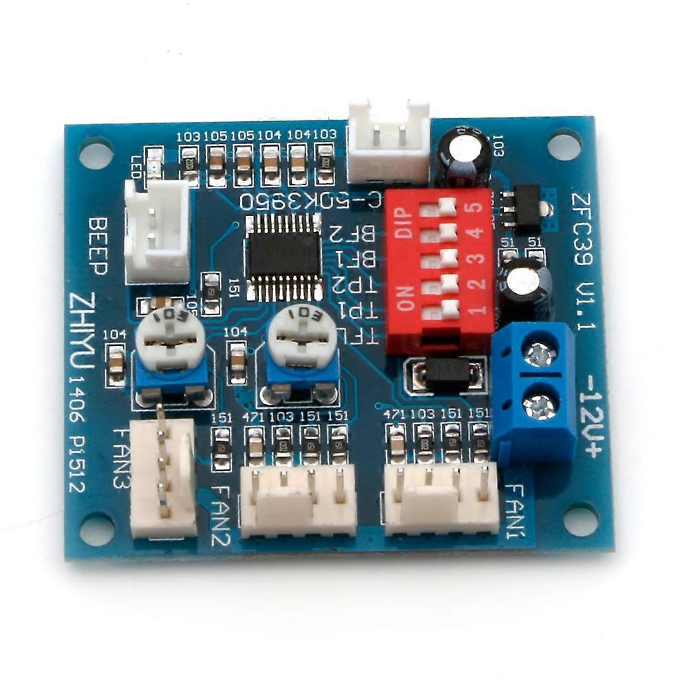 PWM 12V CPU PC Lüftertemperaturregelung Geschwindigkeitsregler-Modul Hochtemperatur-Alarm