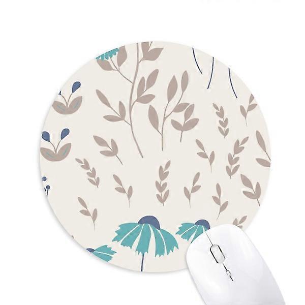 Beige Flower Paint Mauspad
