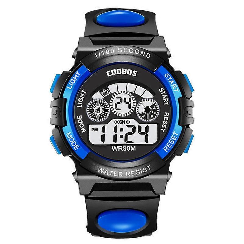 Children's watch multi-function colorful light waterproof student electronic watch