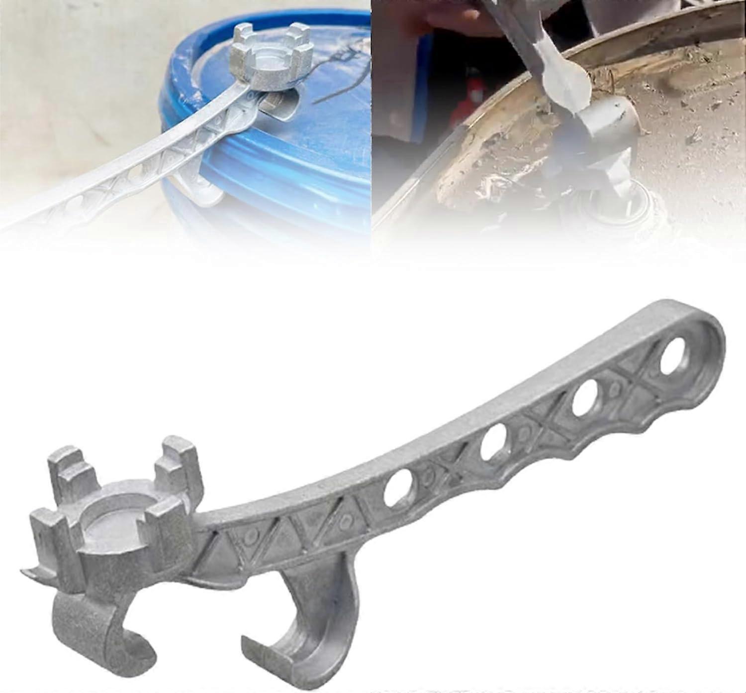 Aluminum Drum Wrench Multi-Function Metal Bucket Opener Lid Remover Opener Tool