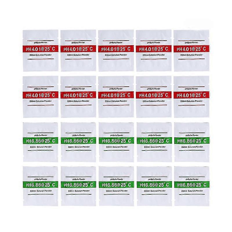 4.01 / 6.86 Ph Buffer Solution Ph Powder Calibration Convient au Ph Test Meter