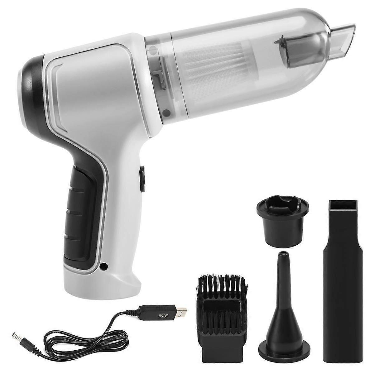 4In1 120W Soprador de ar sem fio portátil portátil Air Duster Mini 9000Pa aspirador de pó sem fio para carro Cyclonic Suction Home