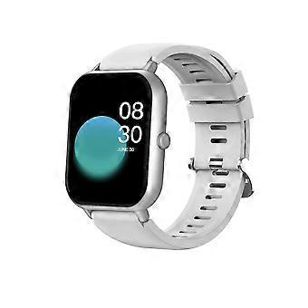 Zl54c Horloge Heren Vrouwen Sport Fitness Tracker Slaap Hartslag Ip67 Waterdichte Bluetooth Smartwatch Zilver Staal