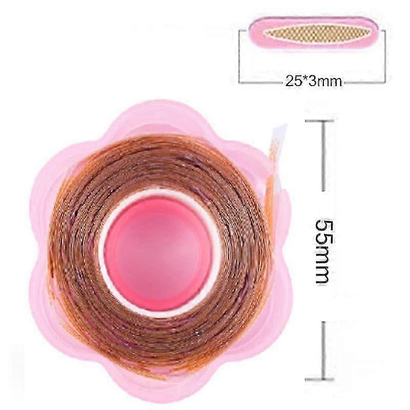 3pcs 600 Tape 3 Shape with Tweezers Skin Color Invisible Double Eyelid Tape