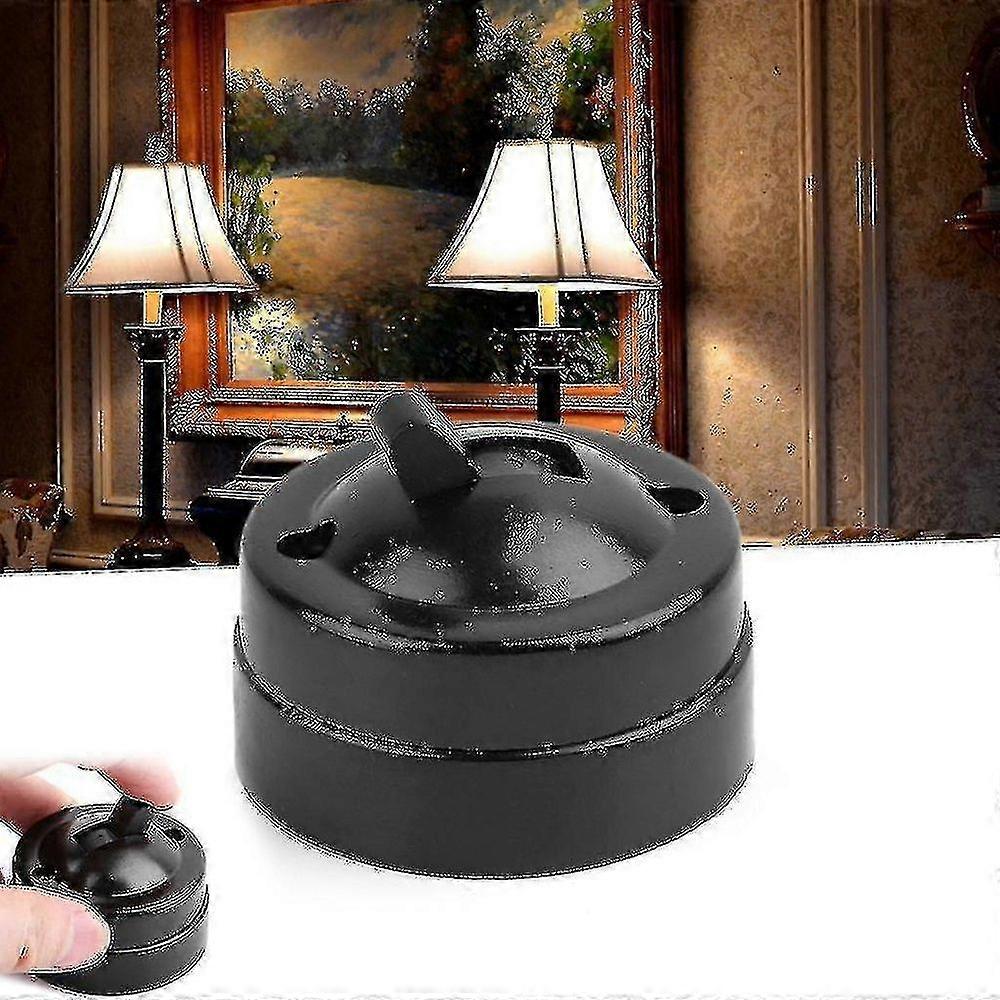 Retro Single-control Switch Surface Mounted Wall Light Button Old-fashioned