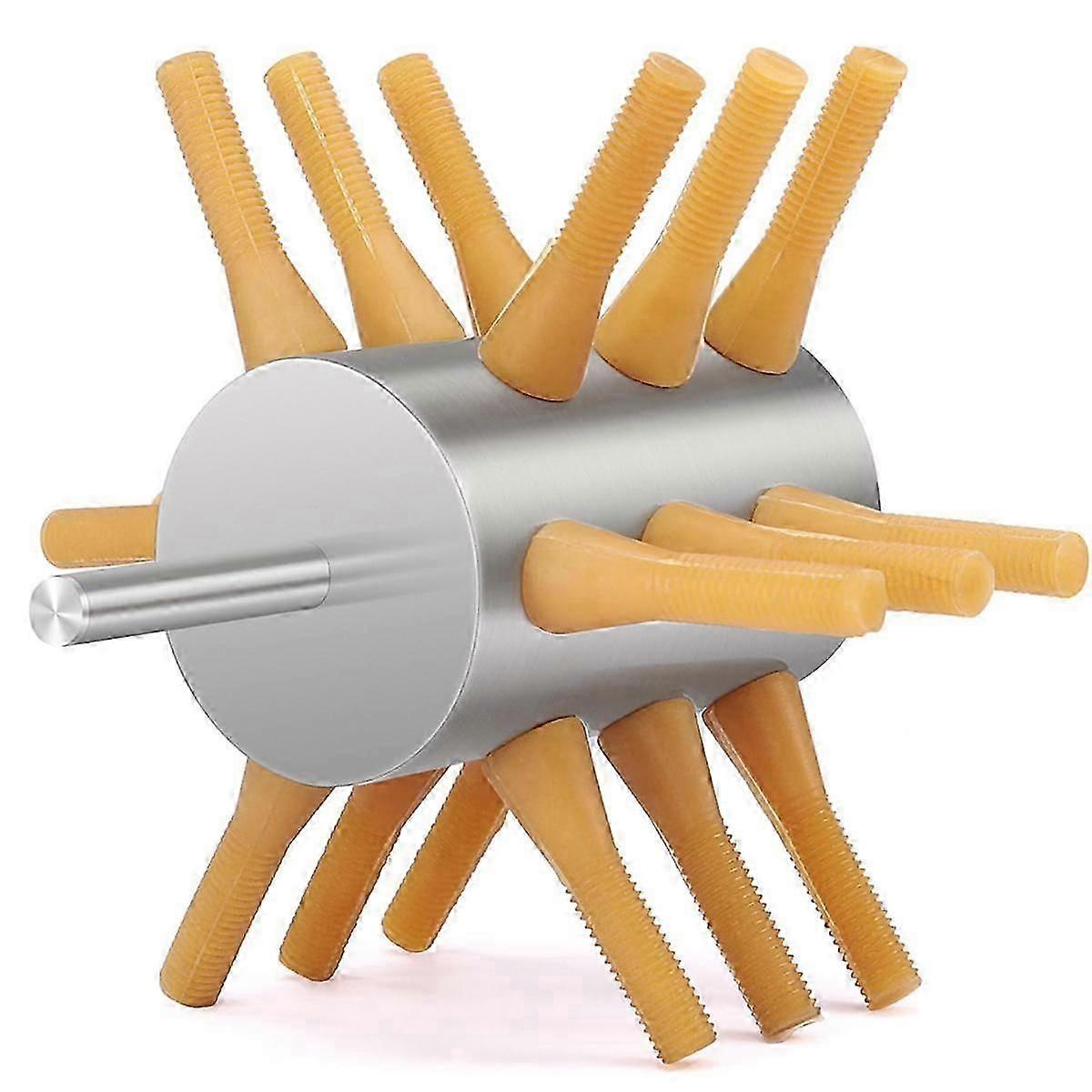 Accessoire de forage de plumeuse de poulet en acier inoxydable Plumeuse de poulet 18 doigts Machine de plumage de poulet