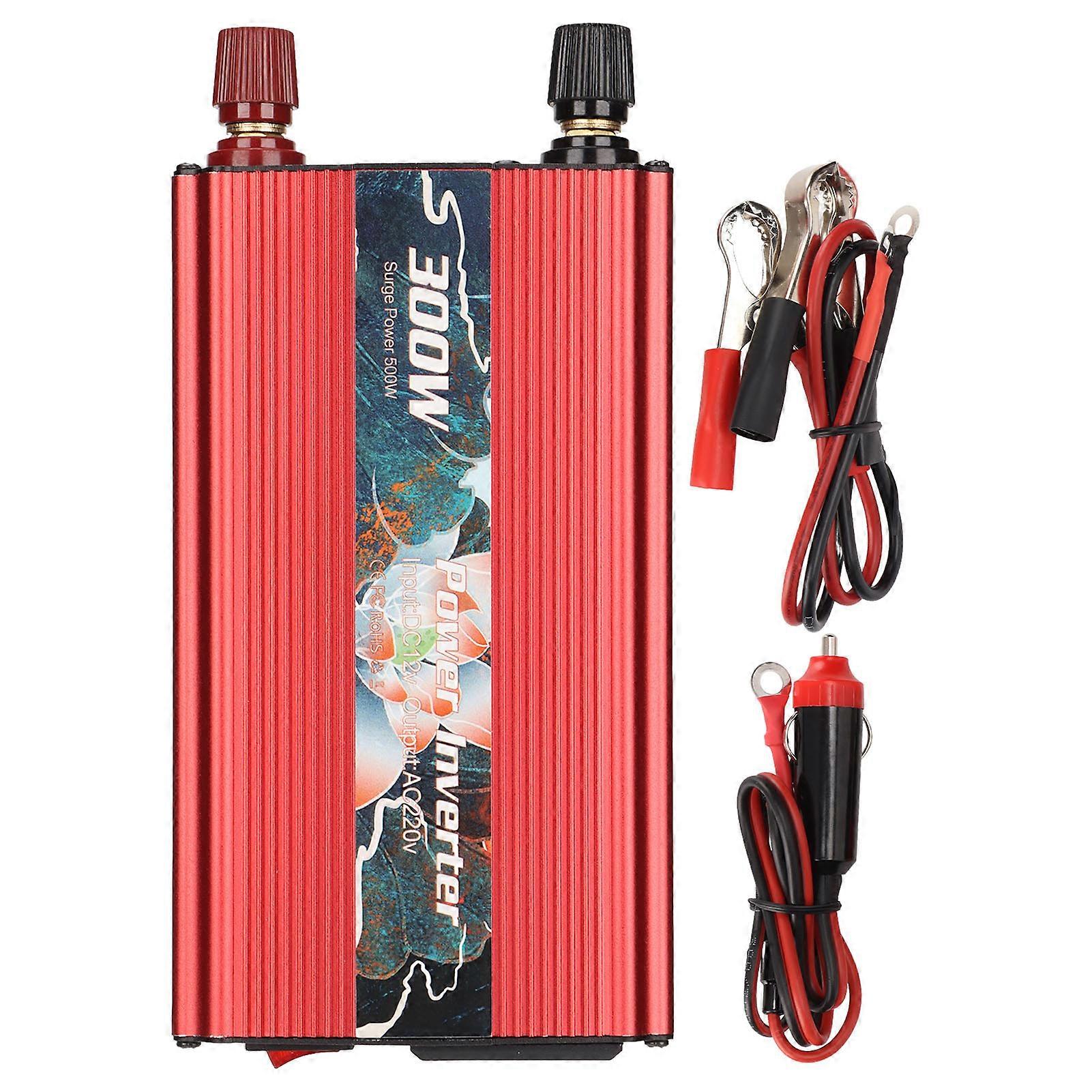 Car Inverter Maximum 500w Low Overvoltage Shutdown Single USB Output 12v to 220v Aluminum Body Power Adapter