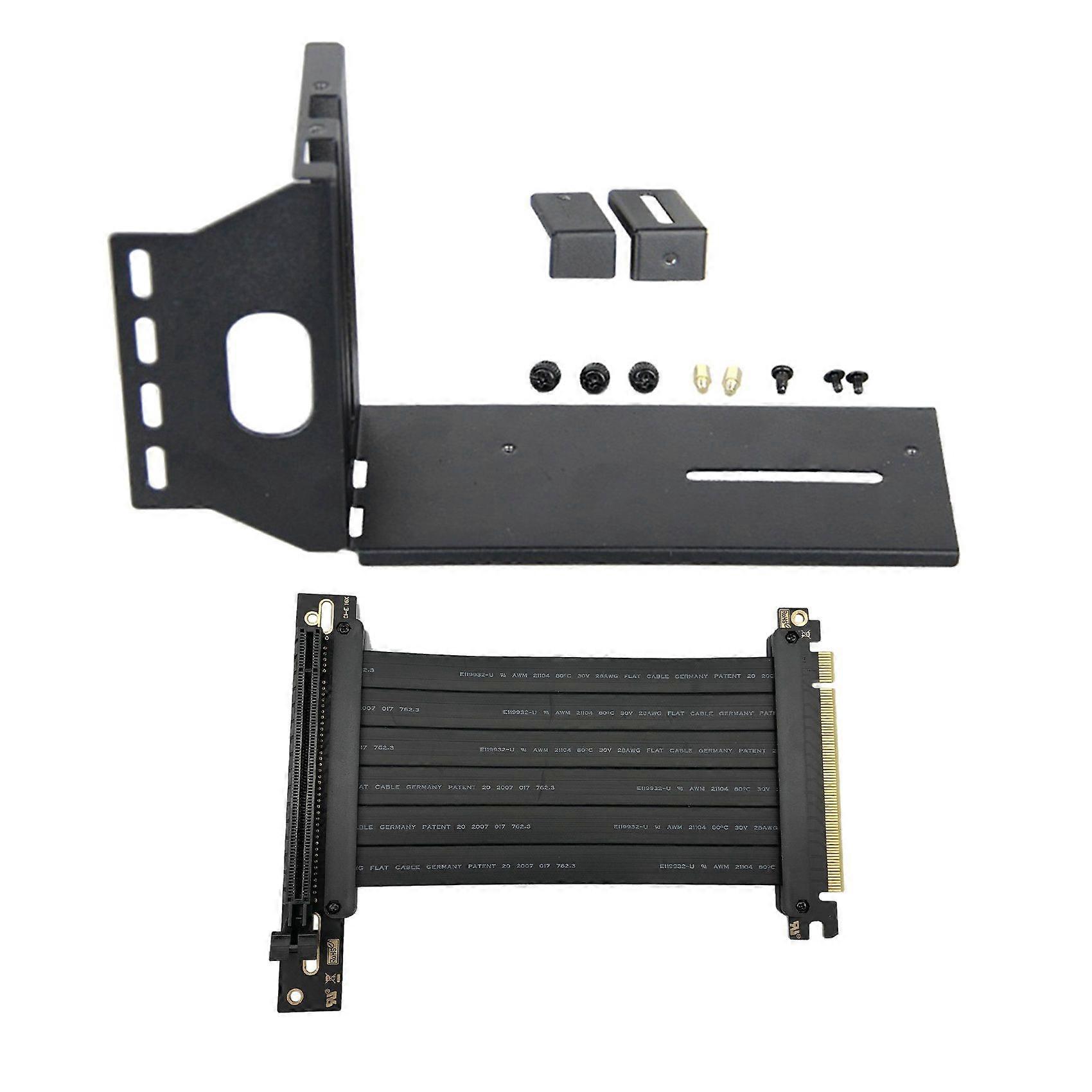 GPU-jalustan kuvakortti Pystysuora pidike PCI Express -jatkokaapelilla Kiinteä GPU PCI-E sisäänrakennettu Vert