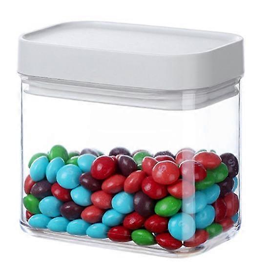 400/700/1200/1600ML Transparent Food Storage Jar Good Sealing Durable Food-grade Easy to Clean Practical Kitchen Containers