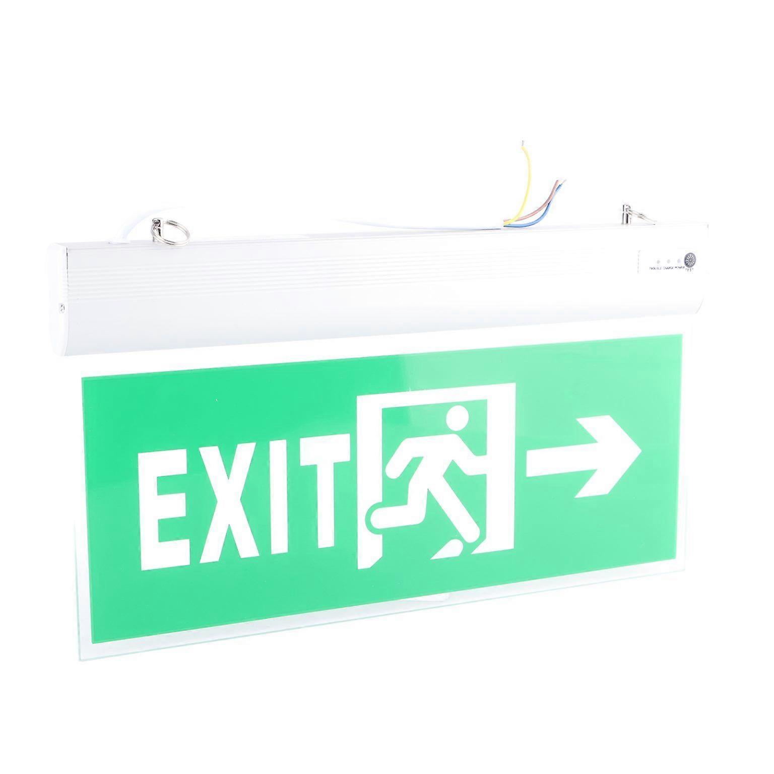 exit lighting sign exit emergency sign led exit sign 110-220V Acrylic LED