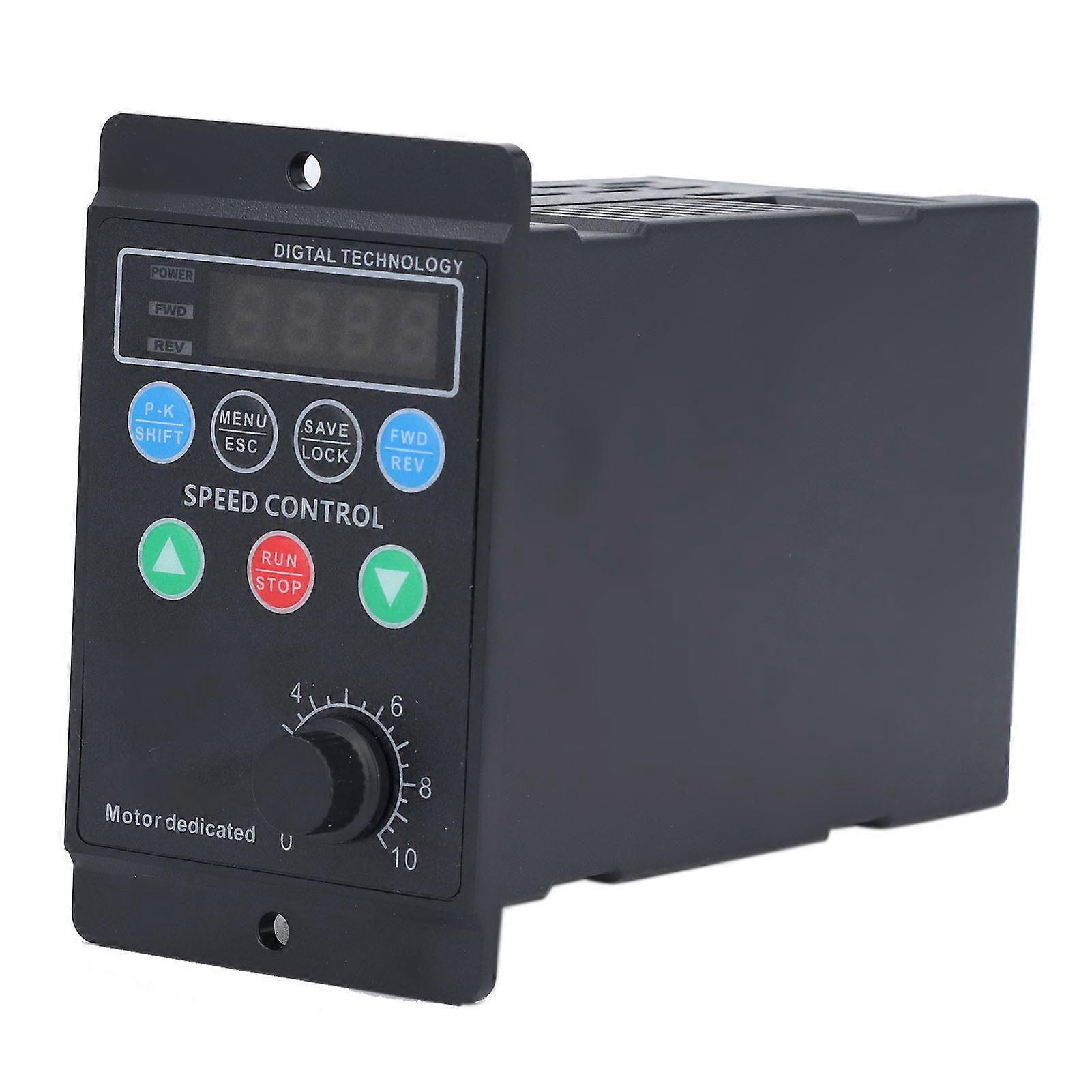 Variable Frequency Drive 3 Phase Motor Speed Control Inverter Converter 1PH 176‑264V Input 400W 2A 3PH 0‑220V Output 0.1-400HZ
