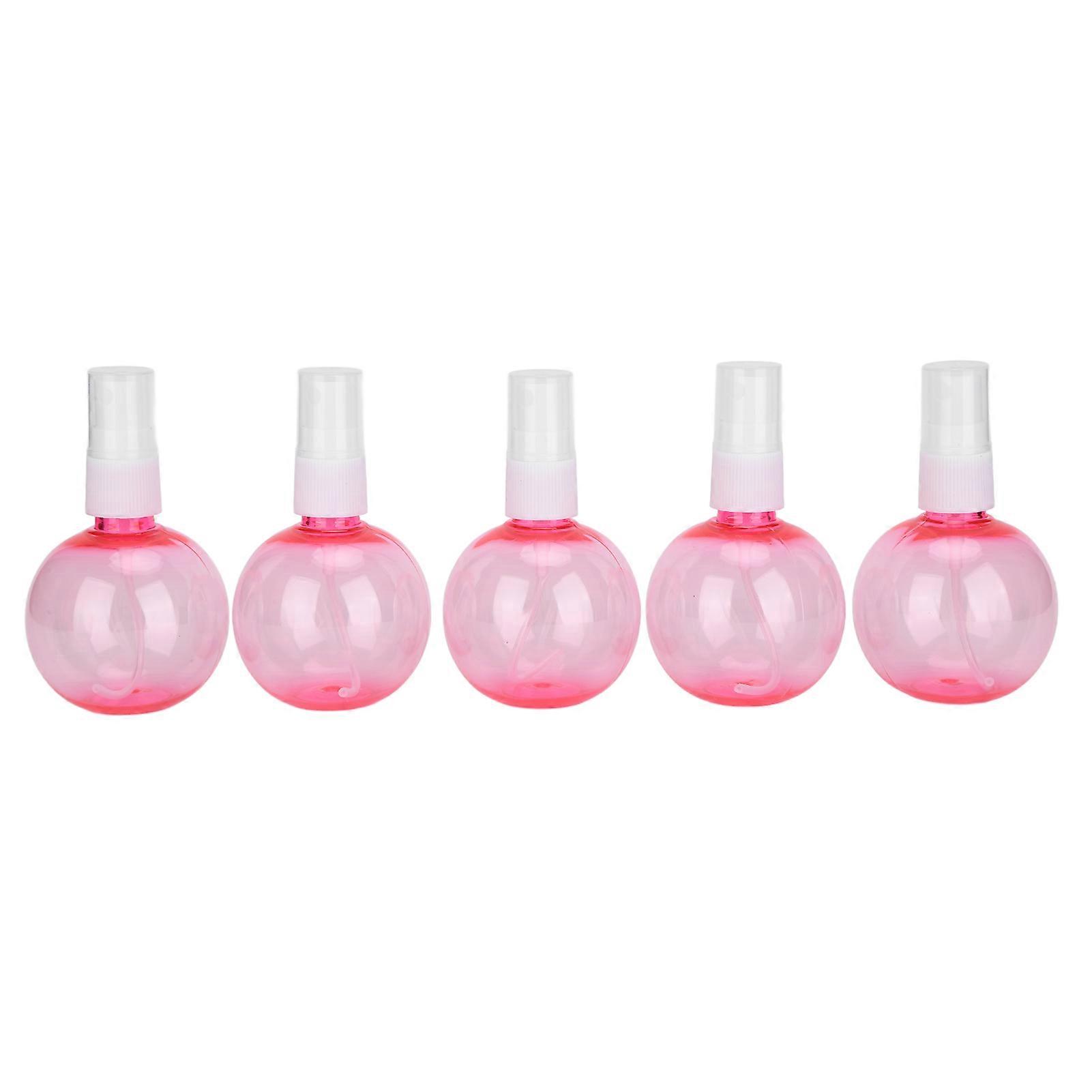 5pcs Multifunctional Spray Bottle Fine Water Mist Spray Bottle Refillable Perfume Atomizer
