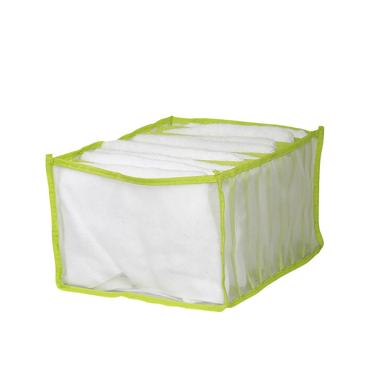 1PC 7-Compartment Durable  Washable Clothes Storage Organizer,Jeans Compartment