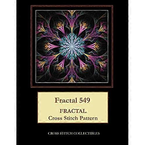 Fractal 549: Fractal cross stitch pattern