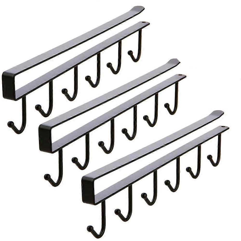 3pcs under cabinet cup rack for restaurant cafe bar kitchen