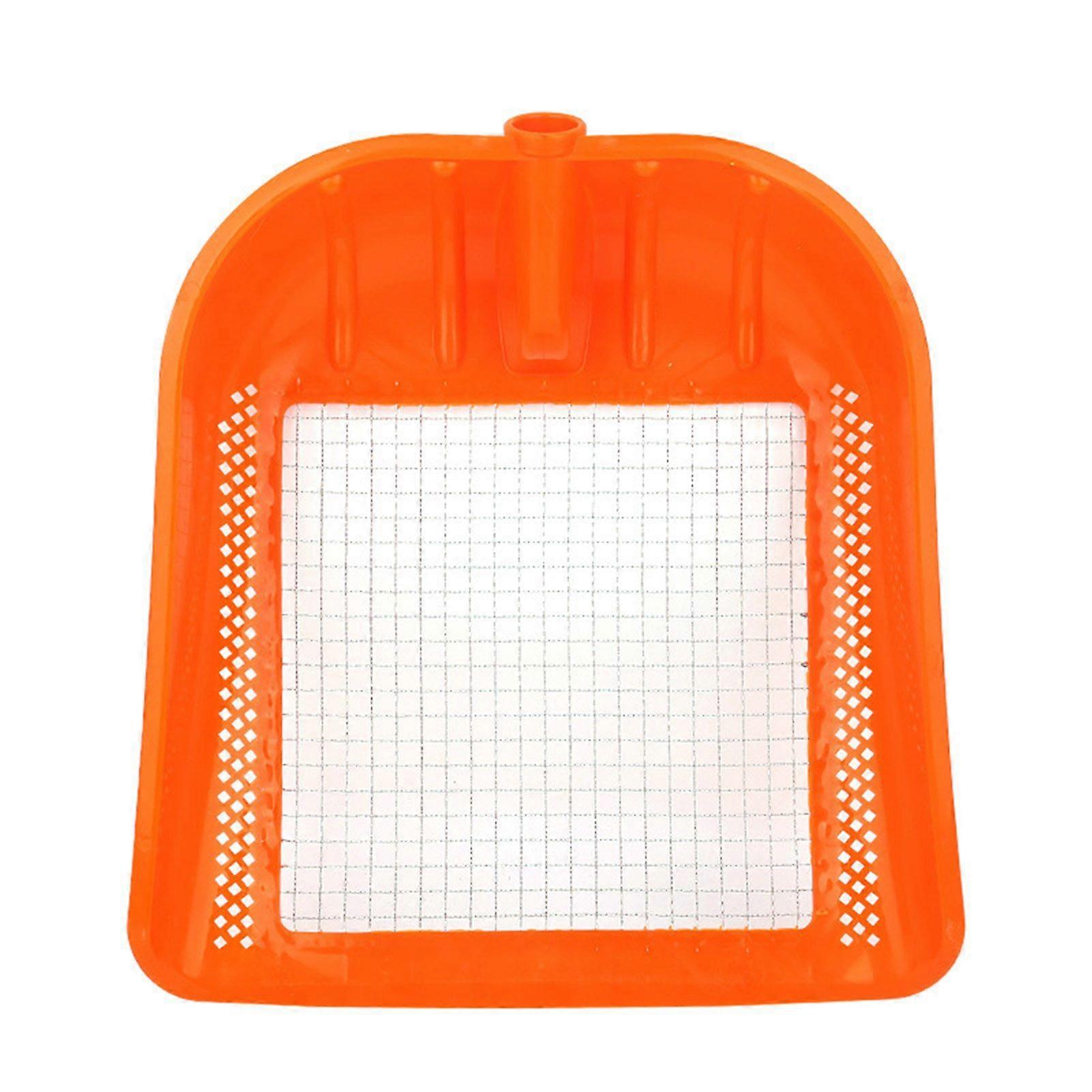 Gardening Soil Sieve Easy to Use Filter Screen Soil Shovel Head Metal Mesh Sieve Agricultural Sifter for Sifting Corn Kernels