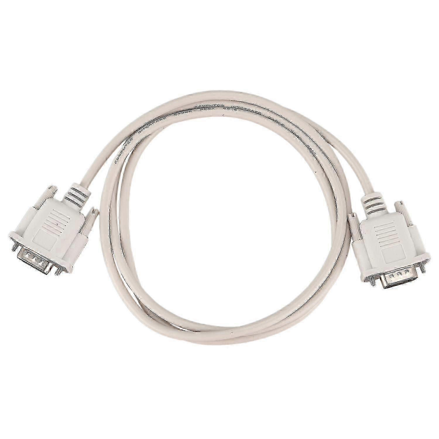 1.4m Rs232 Db9 9 Pin Male To Vga Video 15 Pin Male Adapter Light Grey