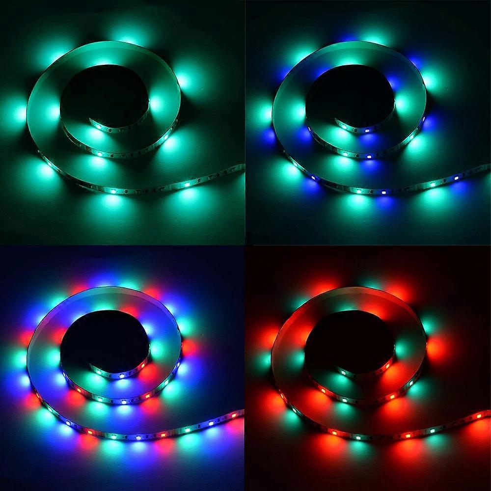 DC5V 13W 3 Meters 180 LEDs RGB Strip Light with Remote Control USB Powered Operated Brightness Adjus