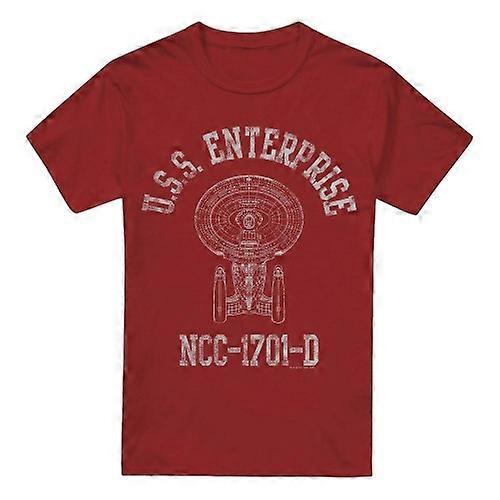 Star Trek Mens Enterprise D Athletic T-Shirt
