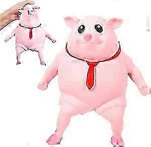 スクイーズおもちゃ豚スクイーズ - 子供と大人のためのかわいい豚の男のストレスおもちゃ、100%新しい