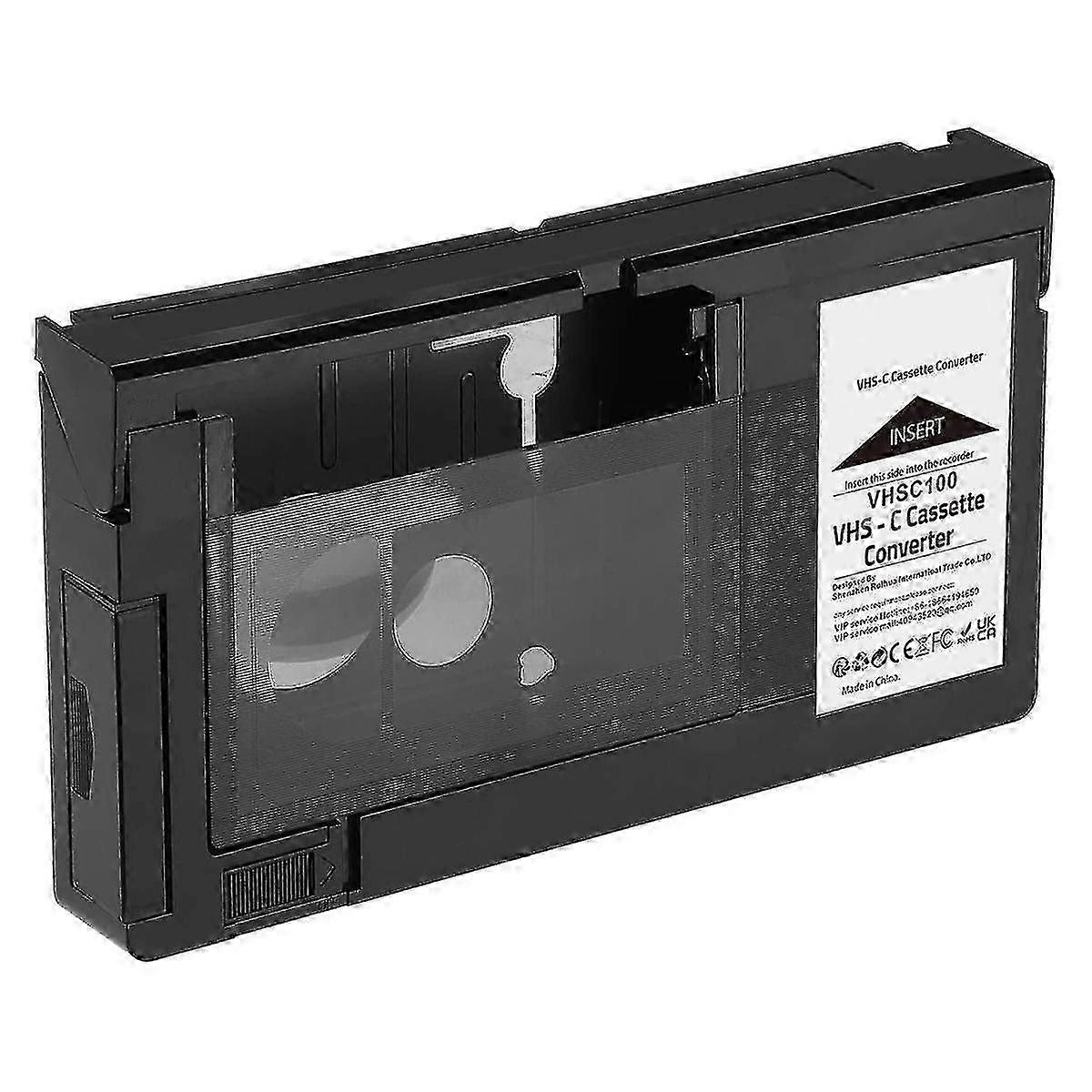 Motorized Cassette Adapter for -c SVHS Camcorders with RCA (Not for 8mm/Hi8/MiniDV)