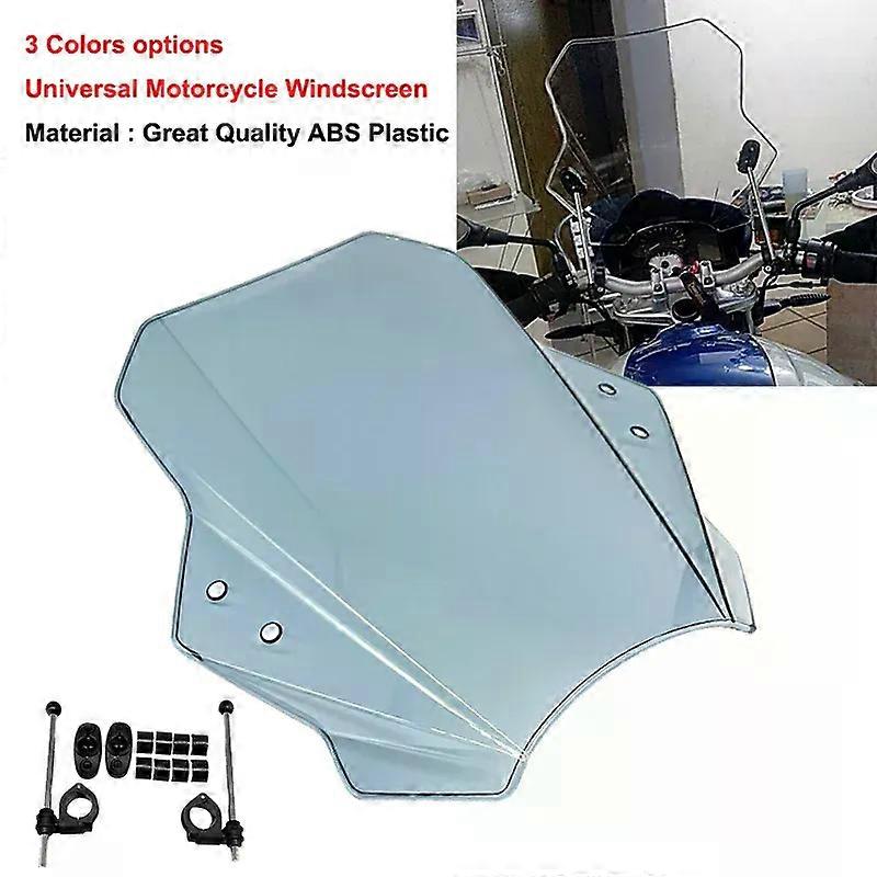 Universal Motorcycle Windshield Wind Screen Shield Deflector Protector Cover compatible for  SUZUKI  Benelli  Vespa MAXP