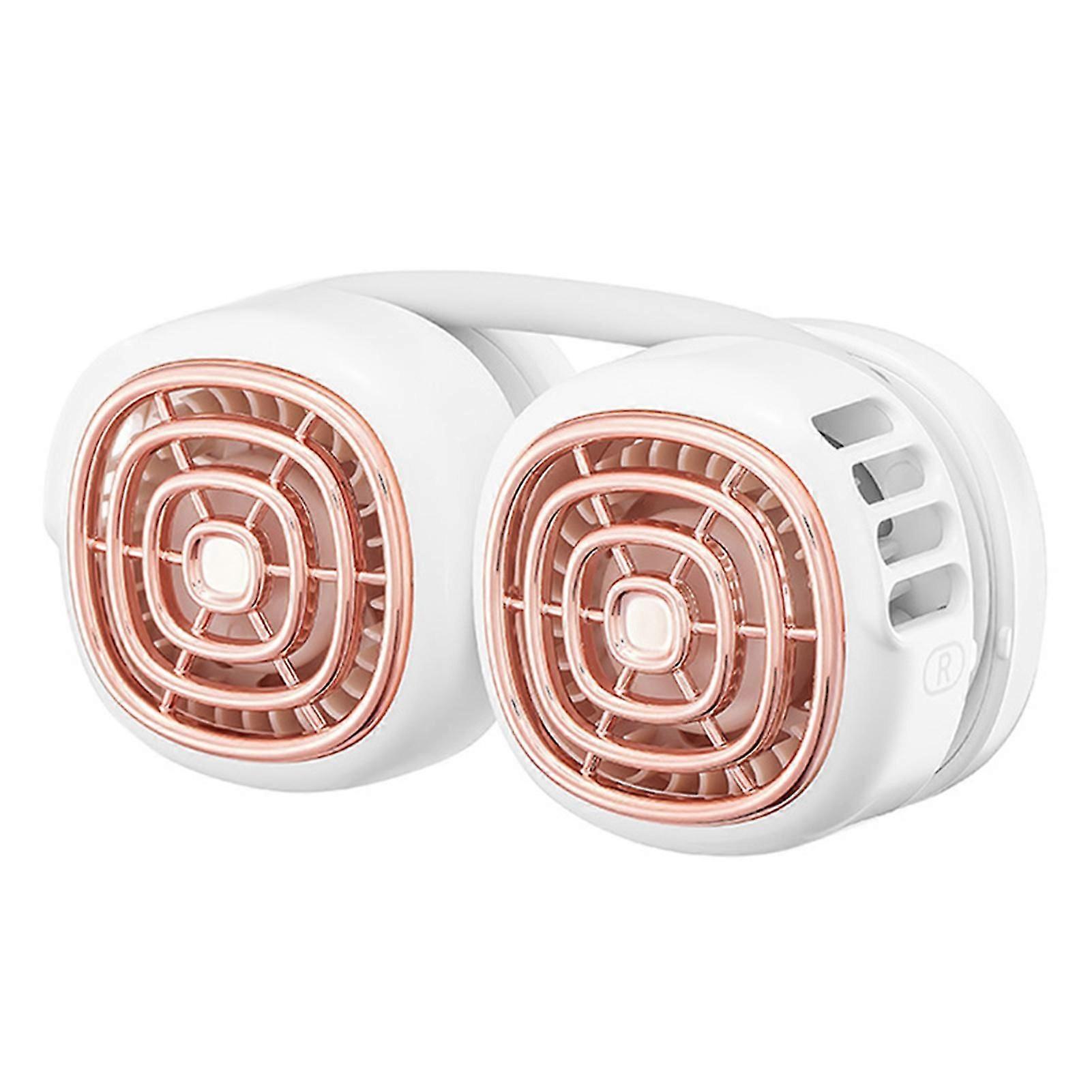 Type-C Portable Hanging Neck Fan Mini Electric Air Conditioner for Outdoor No Blades Will Not Hit