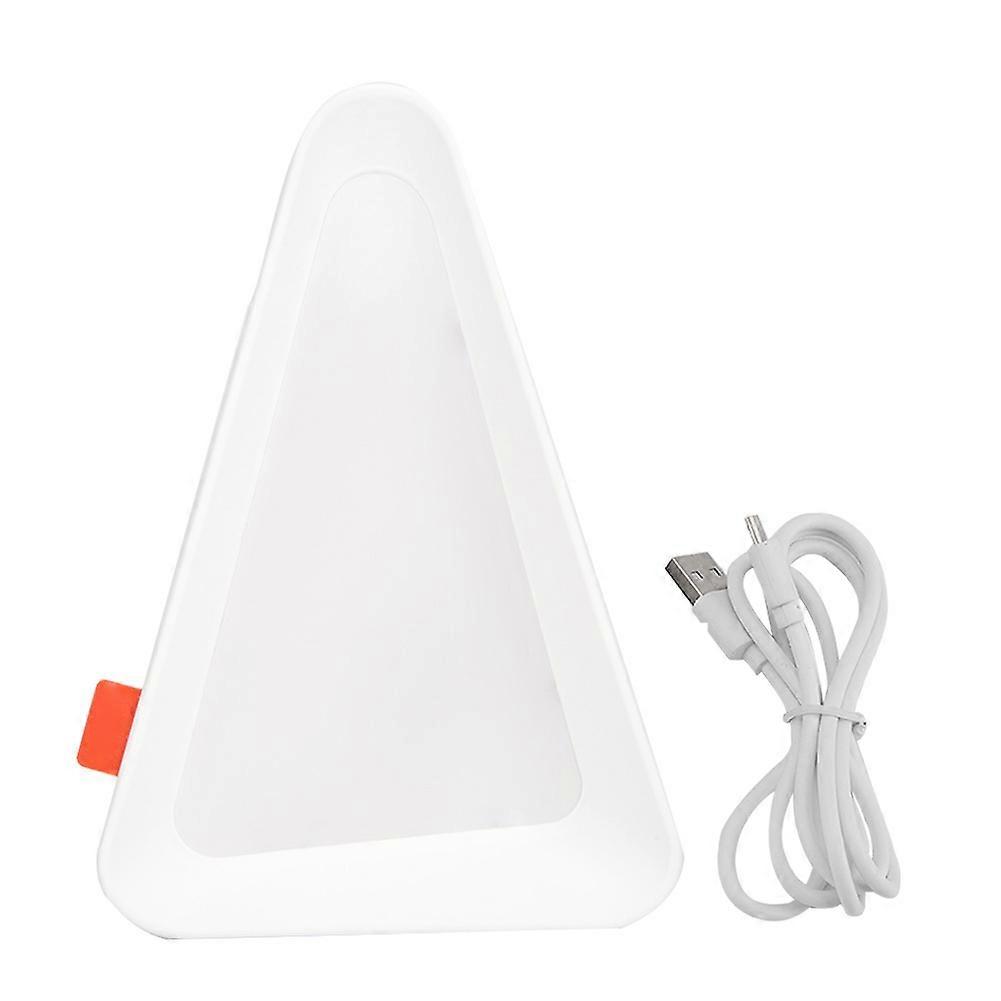 USB Rechargeable Gravity Sensor LED Night Light with Adjustable Brightness, Compact Design, Warm White Color, Portable Use