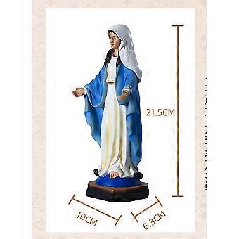 宗教シリーズ レジン彫像 装飾品 21.5cm カトリック 聖母マリアの