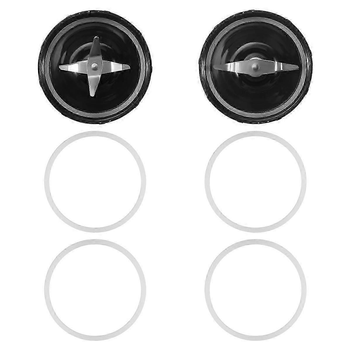 Replacement and Flat Blades - Replacement Parts with Extra 4 Gaskets for 250W Blender Juicer Mixer bs