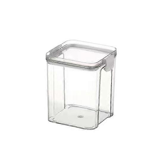 460ml/700ml/950ml/1300ml/1800ml Kitchen Storage Jar Double Buckle Closure Good Sealing Stackable Multi-purpose Cereal Dispenser Household Supplies