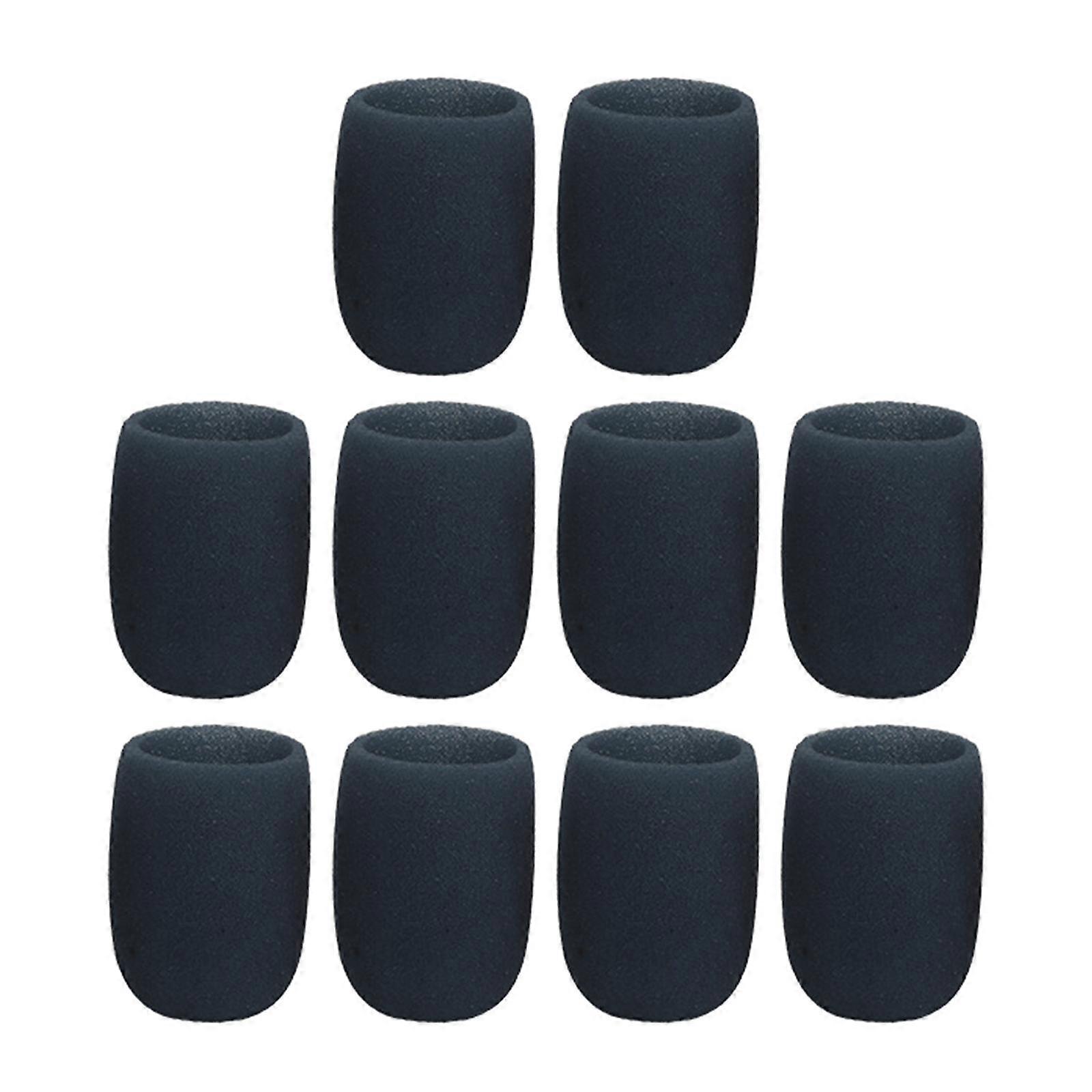 10x L Sponge Mic Cover Windscreen Headset Cover Portable