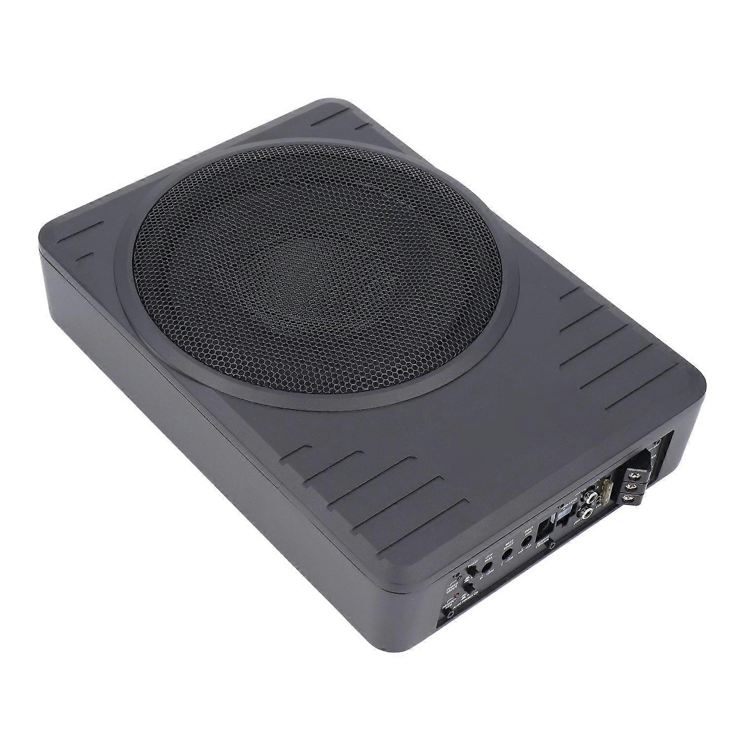 10in Under Seat Active Subwoofer 600W Built in Amplifier Premium Bass Slim Active Powered Under Seat