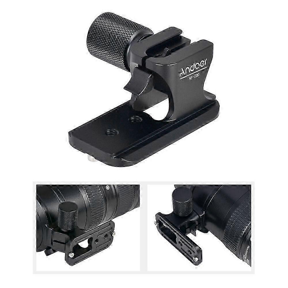 NF-200 Metal QR Quick Release Arca-Swiss Type Lens Plate CNC Processing for Nikon 70-200mm f/2.8 VR and VRII Lens