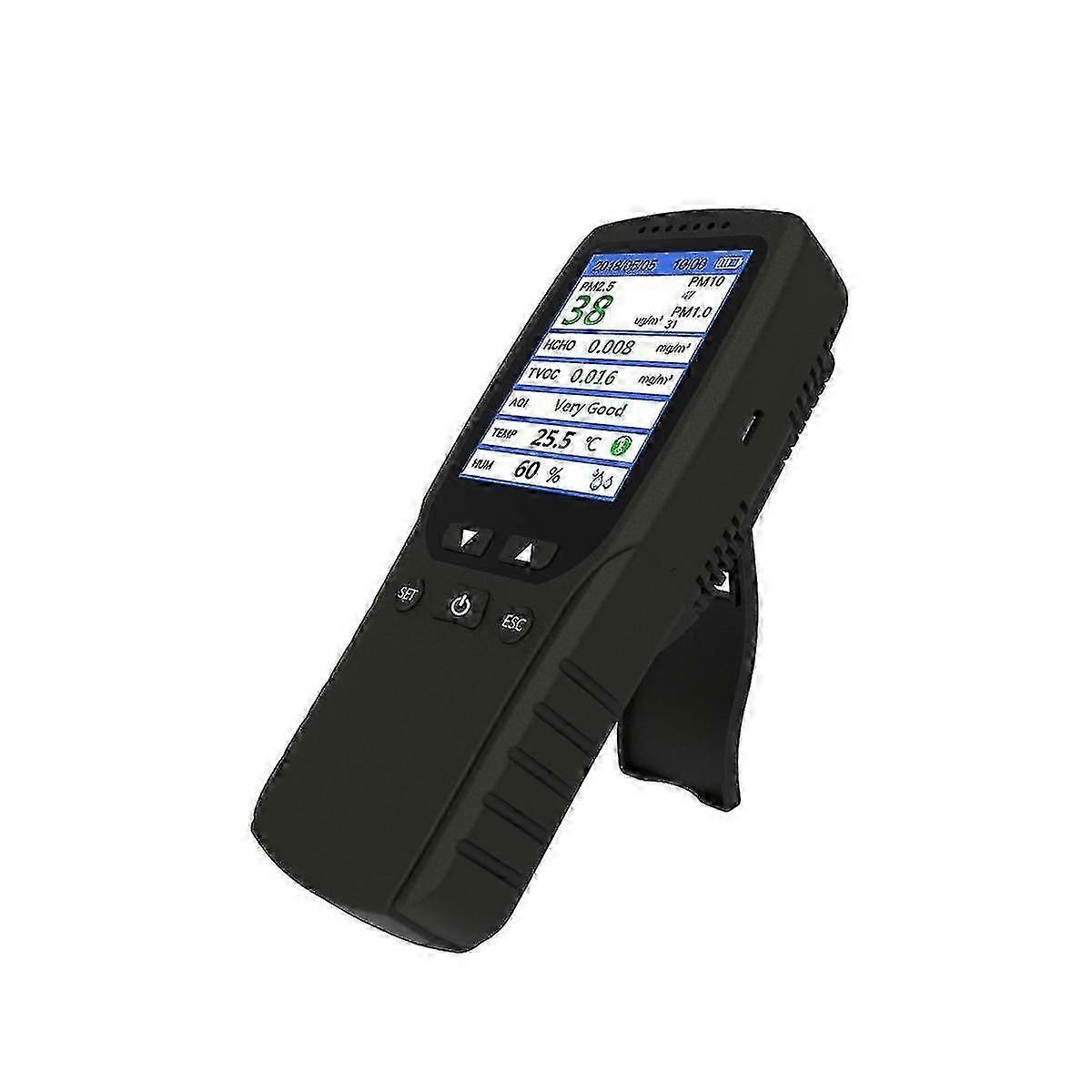 Luftkvalitetsmonitor, inomhus luftföroreningsmätare Mini dammtestare